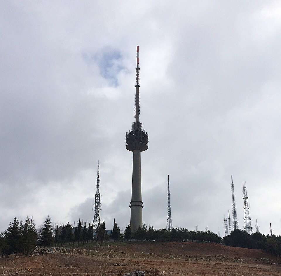 χάρτης και τηλεοπτικές μεταδόσεις που αντιπροσωπεύουν κάλυψη τουρκικών καναλιών σε iptv υπηρεσία